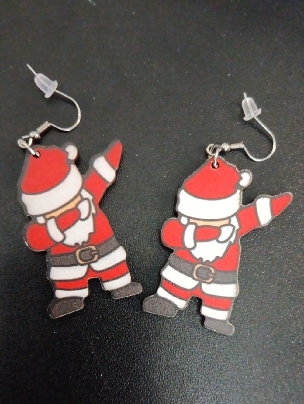 Dabbing Santa Earrings (New)